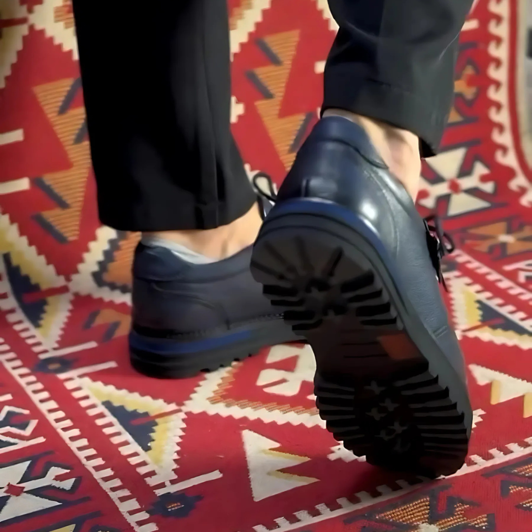 Férfi ortopédiai bőrcipő