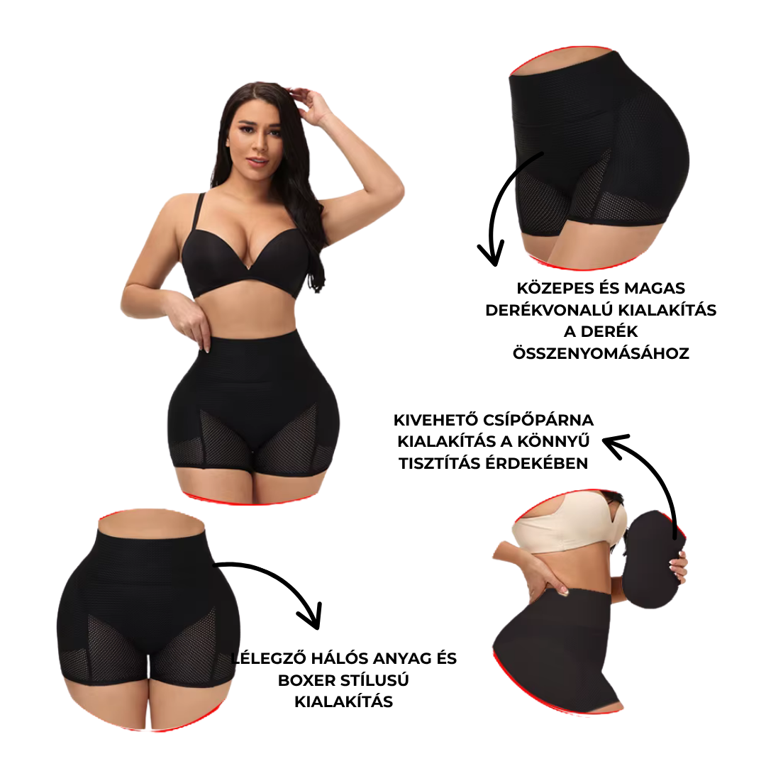 Rövid formáló fenékpárna rejtett varratmentes párnákkal (2X1 AKCIÓ)®