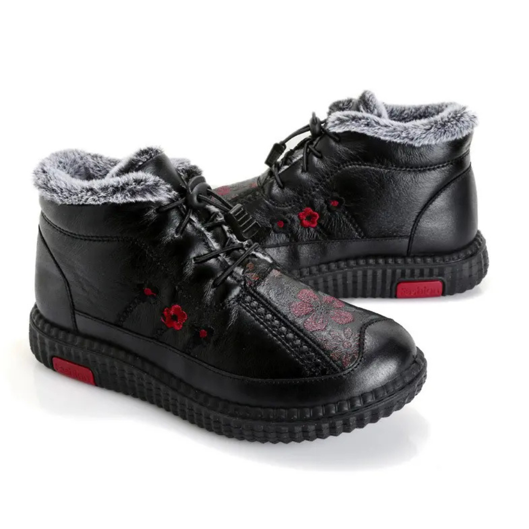 Kézzel készített, csúszásgátló talpú bőr csizma nőknek®