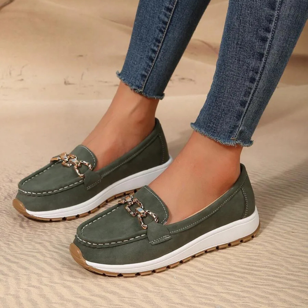 Női vastag talpú mokaszinok