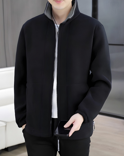 Férfi Vastag Gyapjú és Bársony Kabát