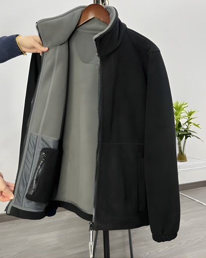 Férfi Vastag Gyapjú és Bársony Kabát