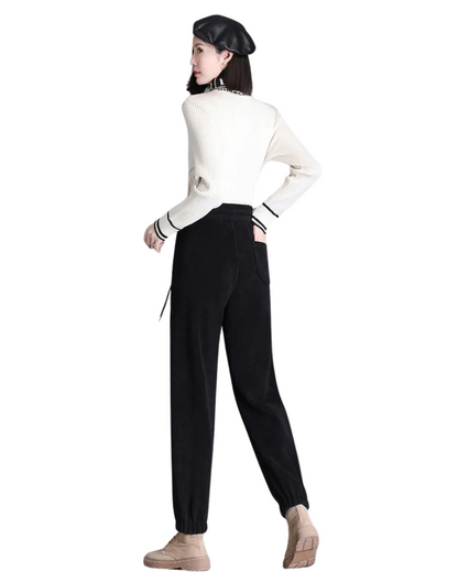 Vastag Nadrág Női Fleece Bélésel