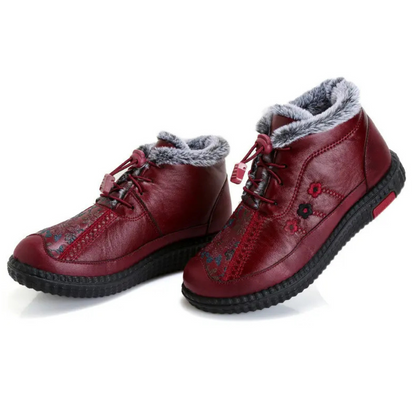 Kézzel készített, csúszásgátló talpú bőr csizma nőknek®