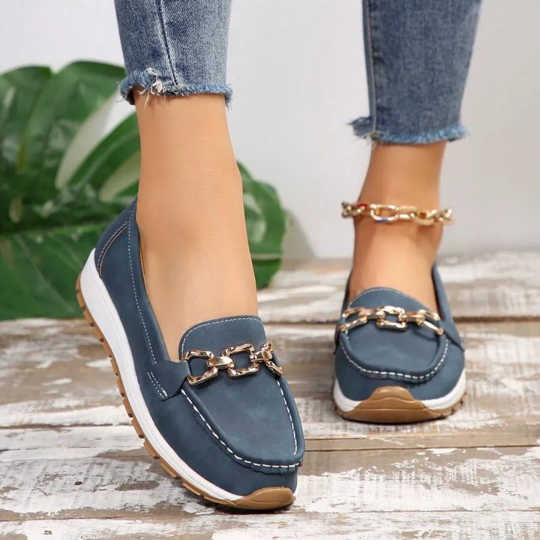 Női vastag talpú mokaszinok