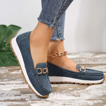 Női vastag talpú mokaszinok