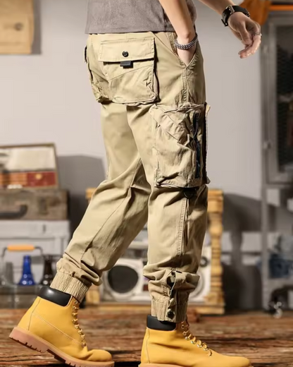 Férfi Vintage Cargo Nadrág Amerikai Stílusban