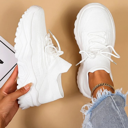 Minimalista cipők elülső fűzővel nőknek