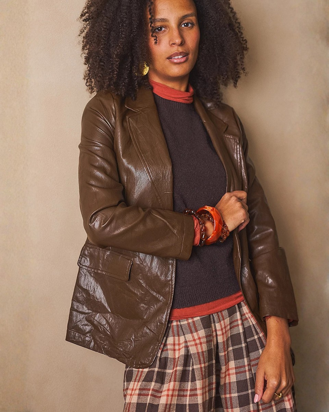 Női Klasszikus Stílusú Kifinomult Kabát