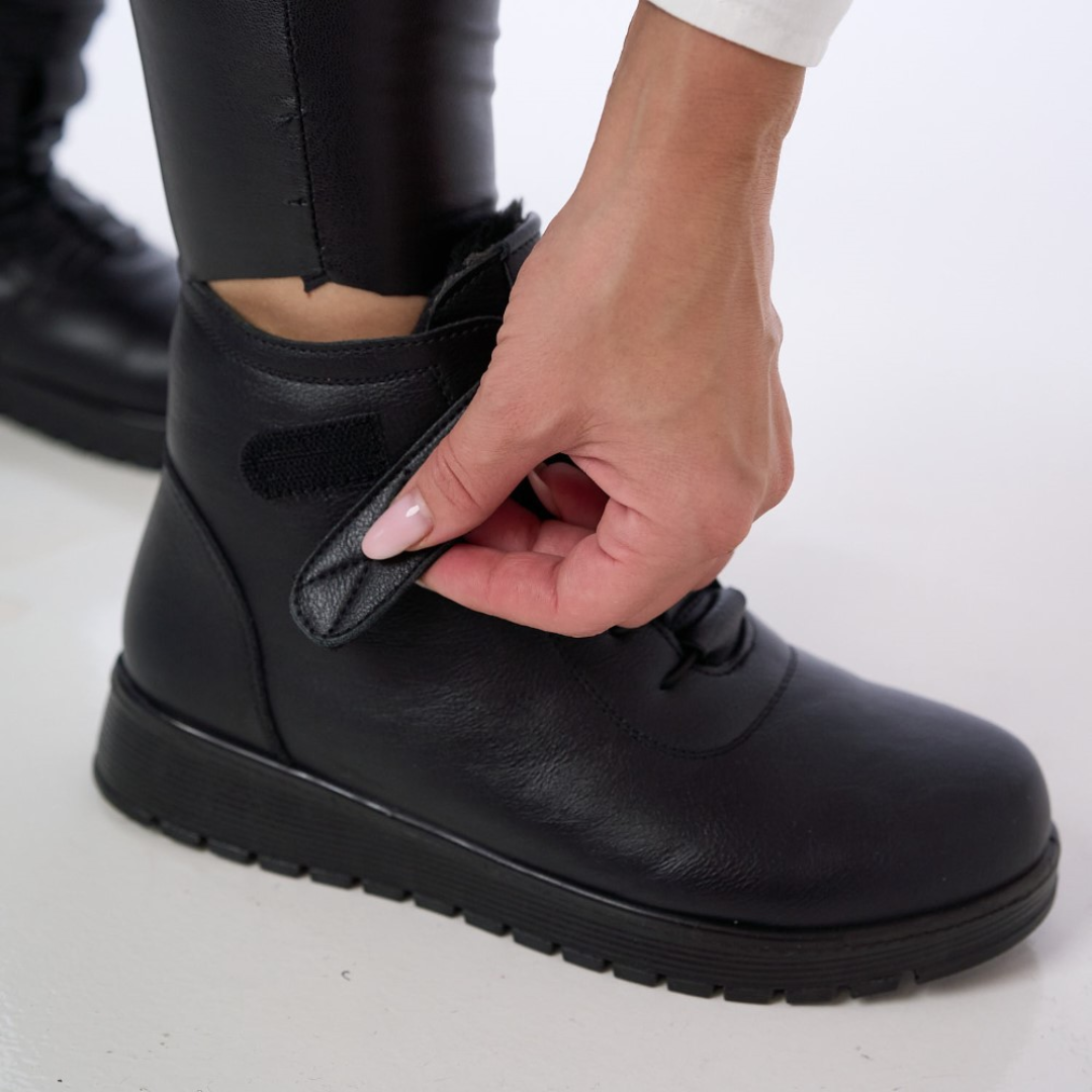 Téli Bokacsizma Cipzárral Nőknek