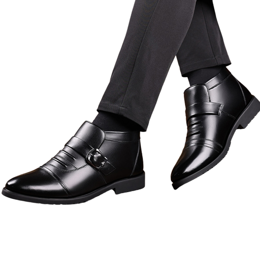 Kézzel Készített, Meleg, Vastag Bőrcipő Férfiaknak