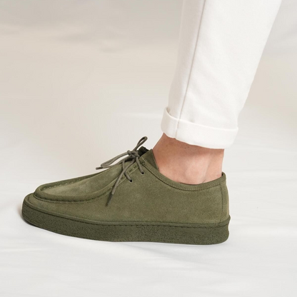 Kézzel készített klasszikus alkalmi cipők szarvasbőrből