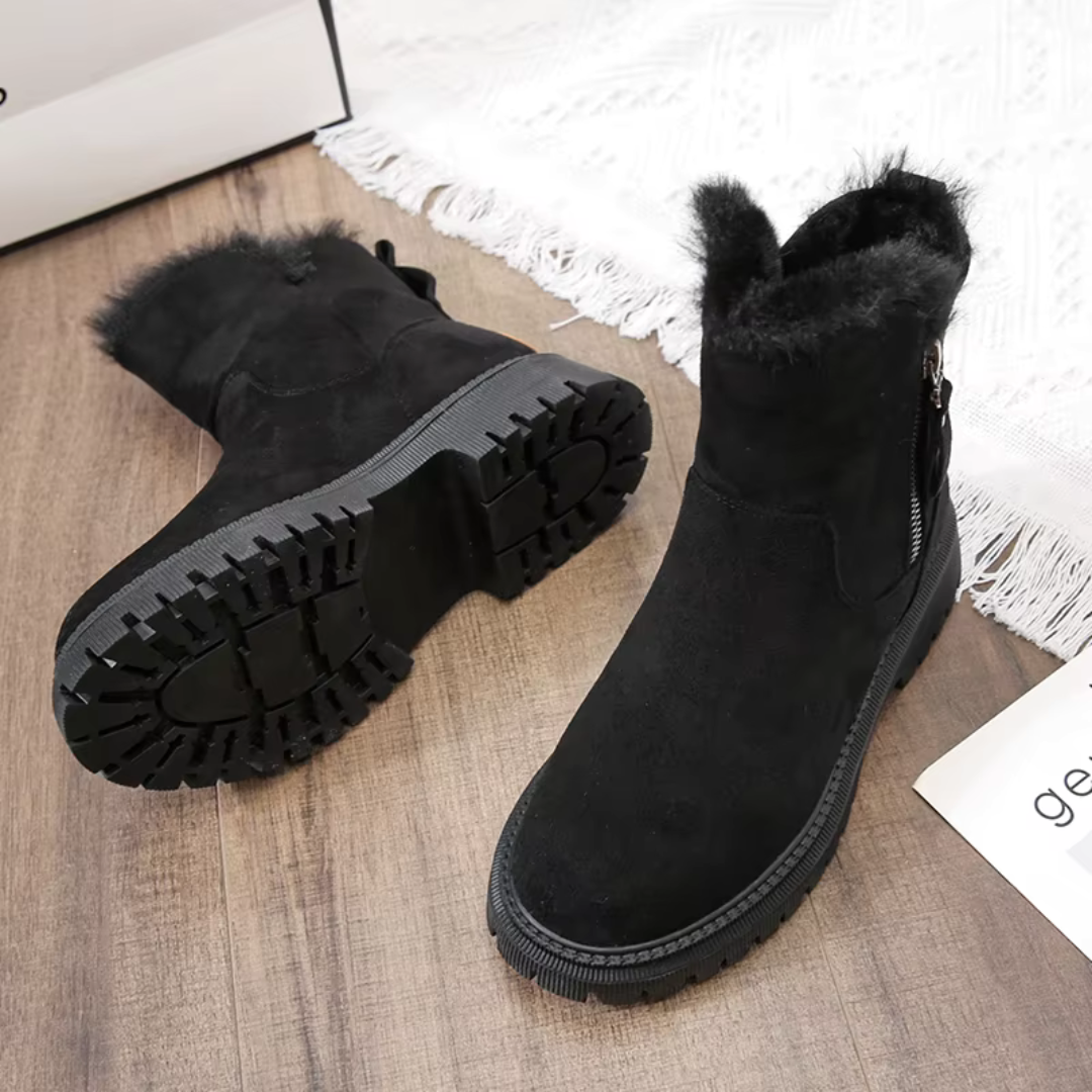 Női téli csizma vastag talppal