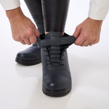 Téli Bokacsizma Cipzárral Nőknek