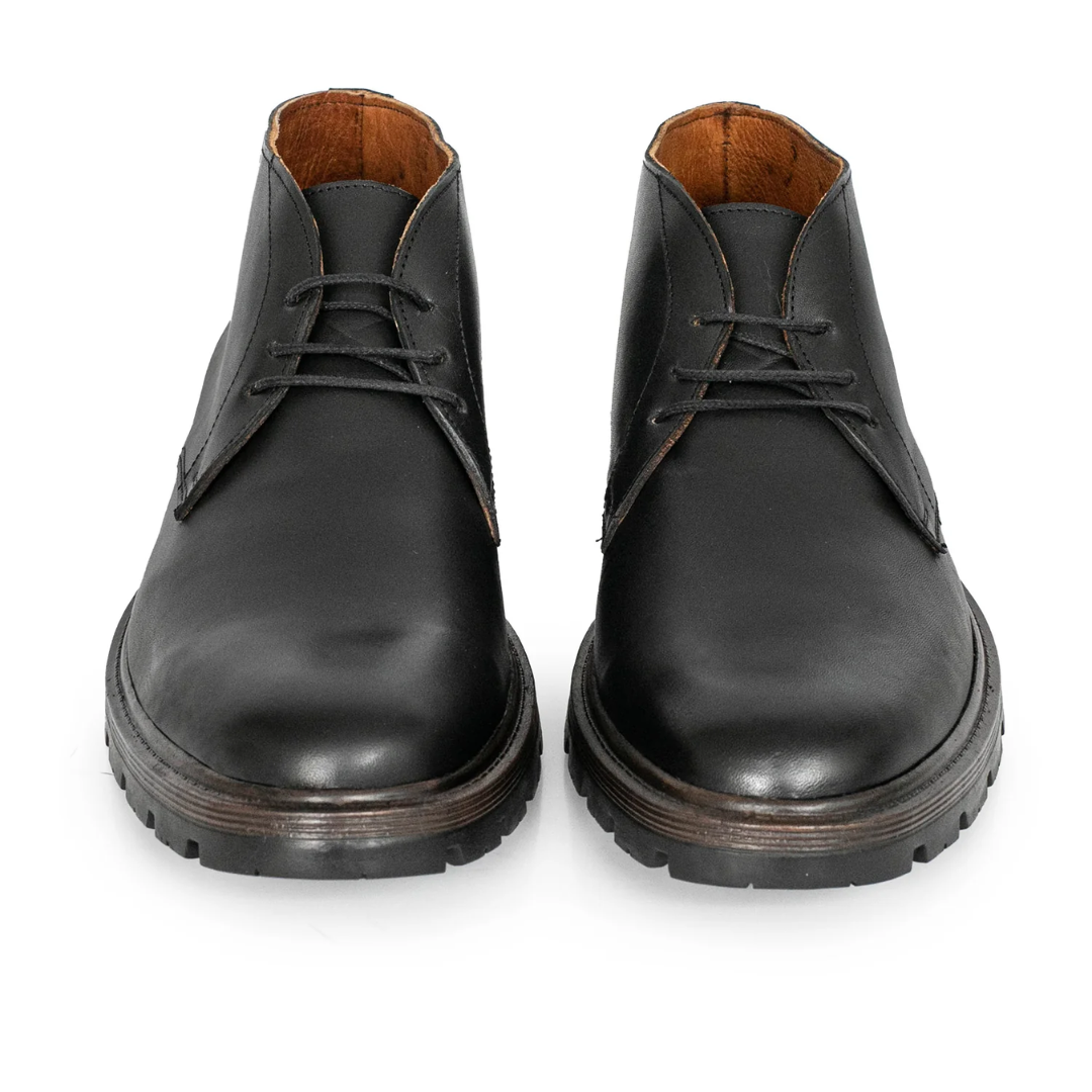 Klasszikus férfi bőrcsizma