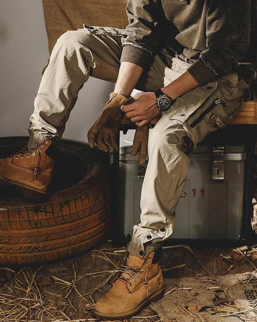 Többzsebű férfi cargo nadrág®