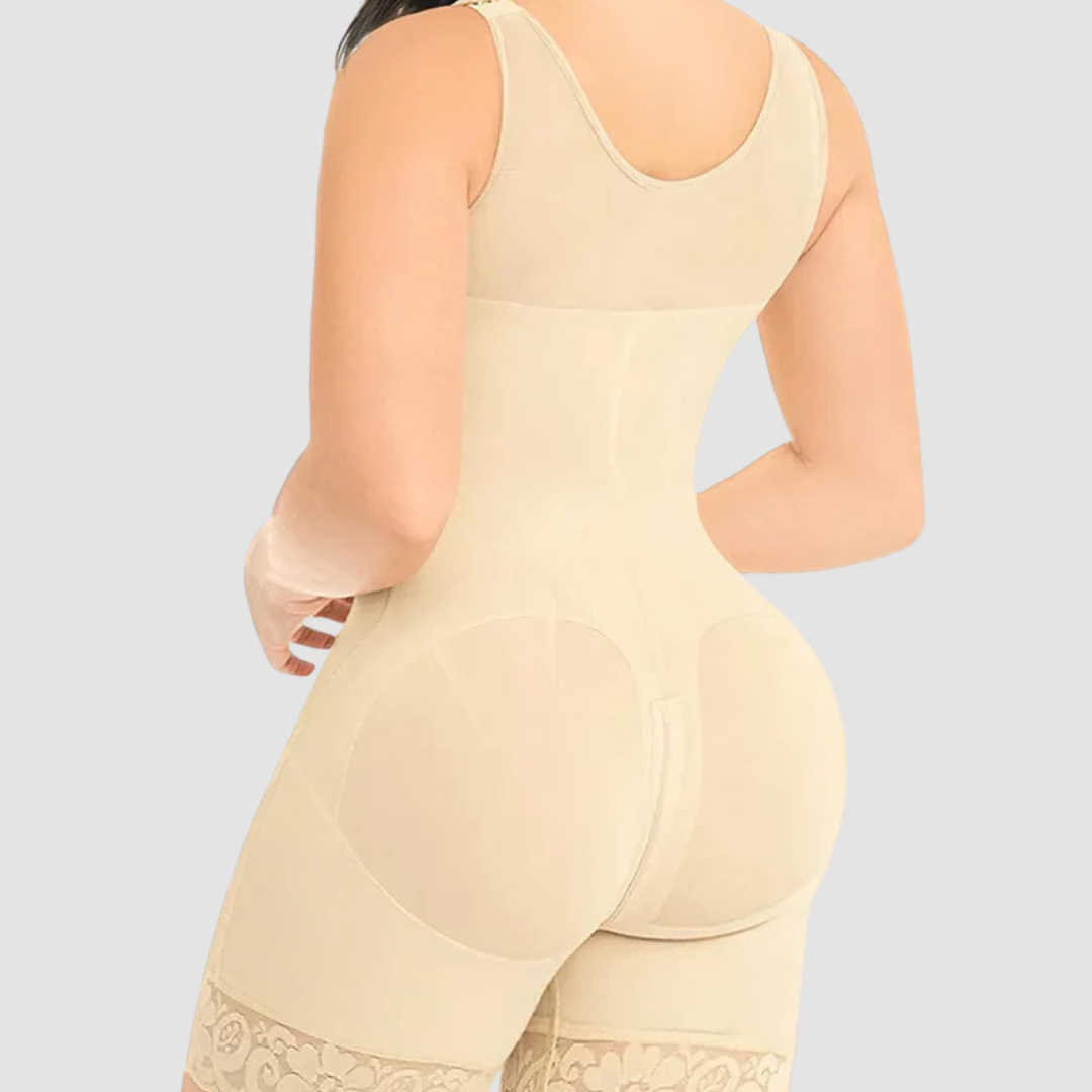 Kettős kompressziós hasformáló és melltartó