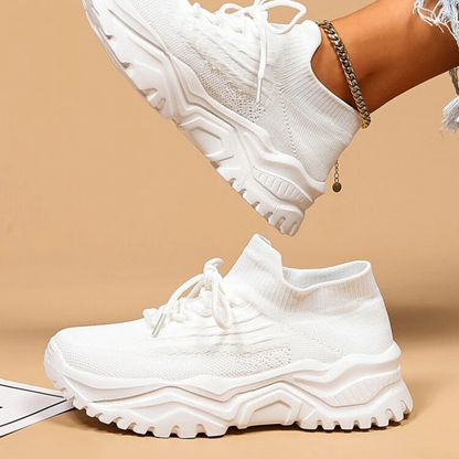 Minimalista cipők elülső fűzővel nőknek