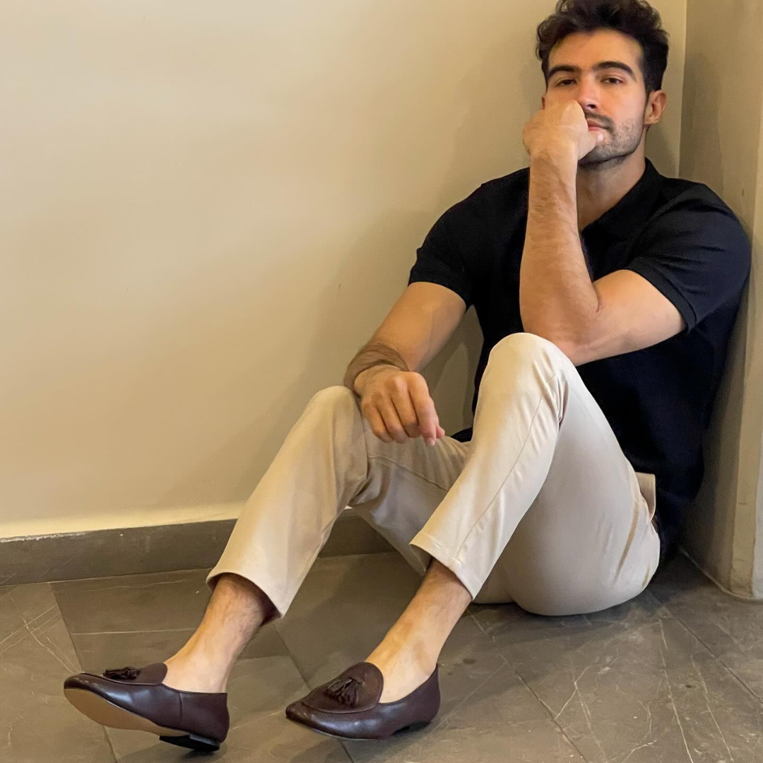 Klasszikus férfi mokaszinok modern csavarral