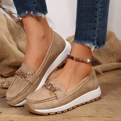 Női vastag talpú mokaszinok