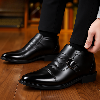 Kézzel Készített, Meleg, Vastag Bőrcipő Férfiaknak