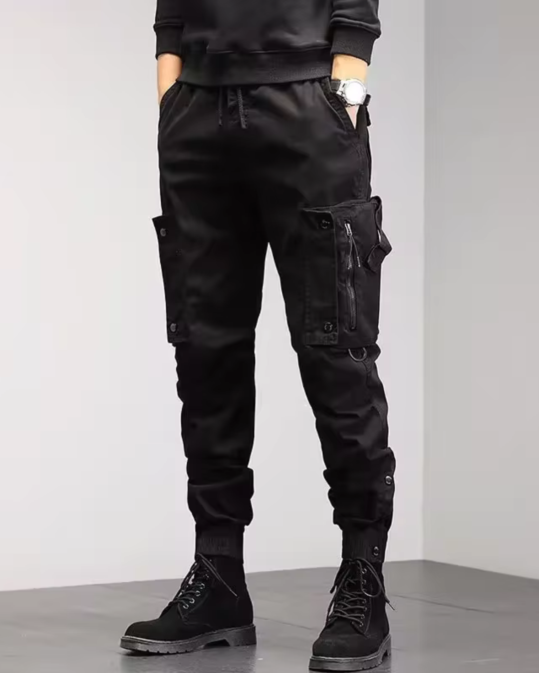 Férfi Vintage Cargo Nadrág Amerikai Stílusban