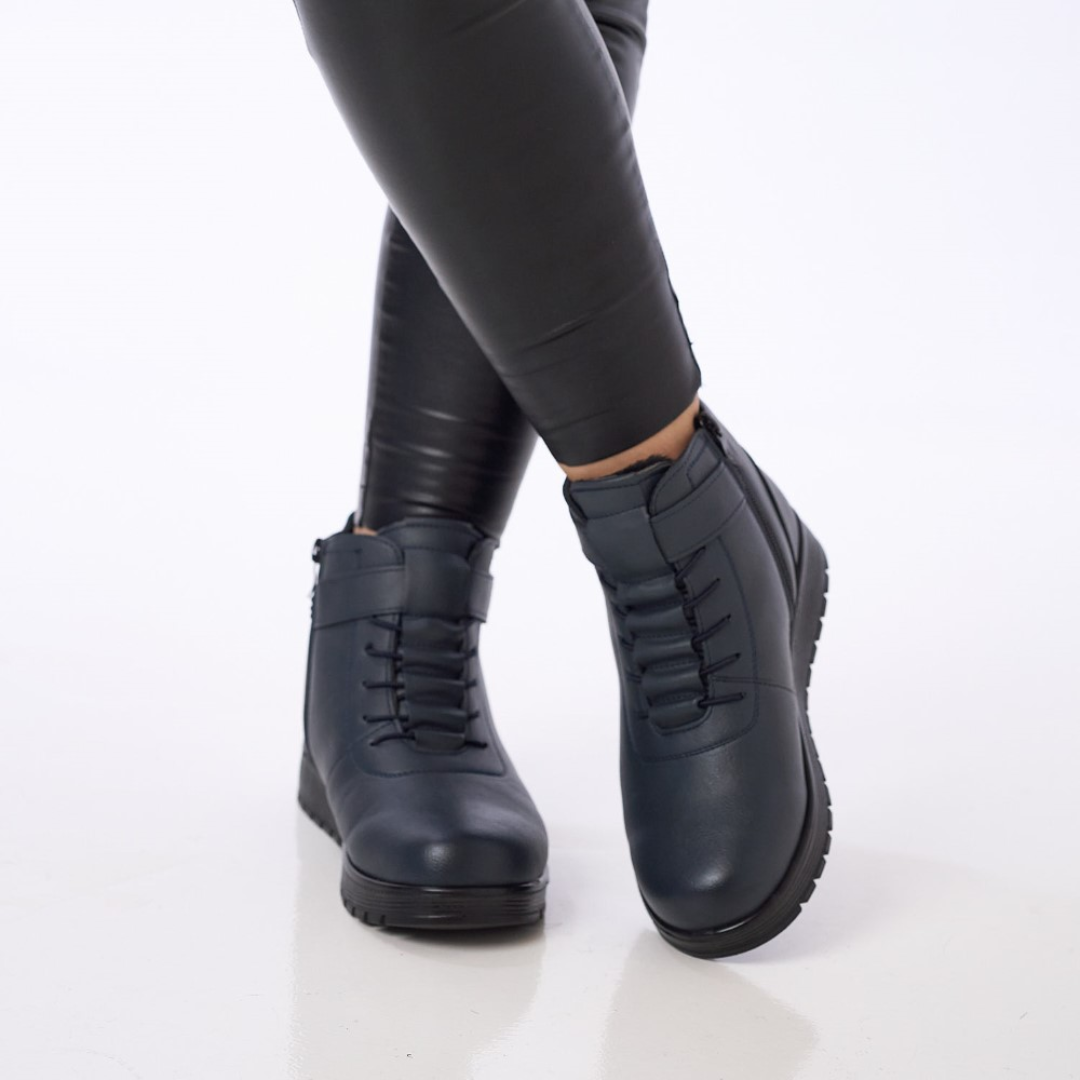 Téli Bokacsizma Cipzárral Nőknek