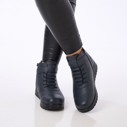 Téli Bokacsizma Cipzárral Nőknek