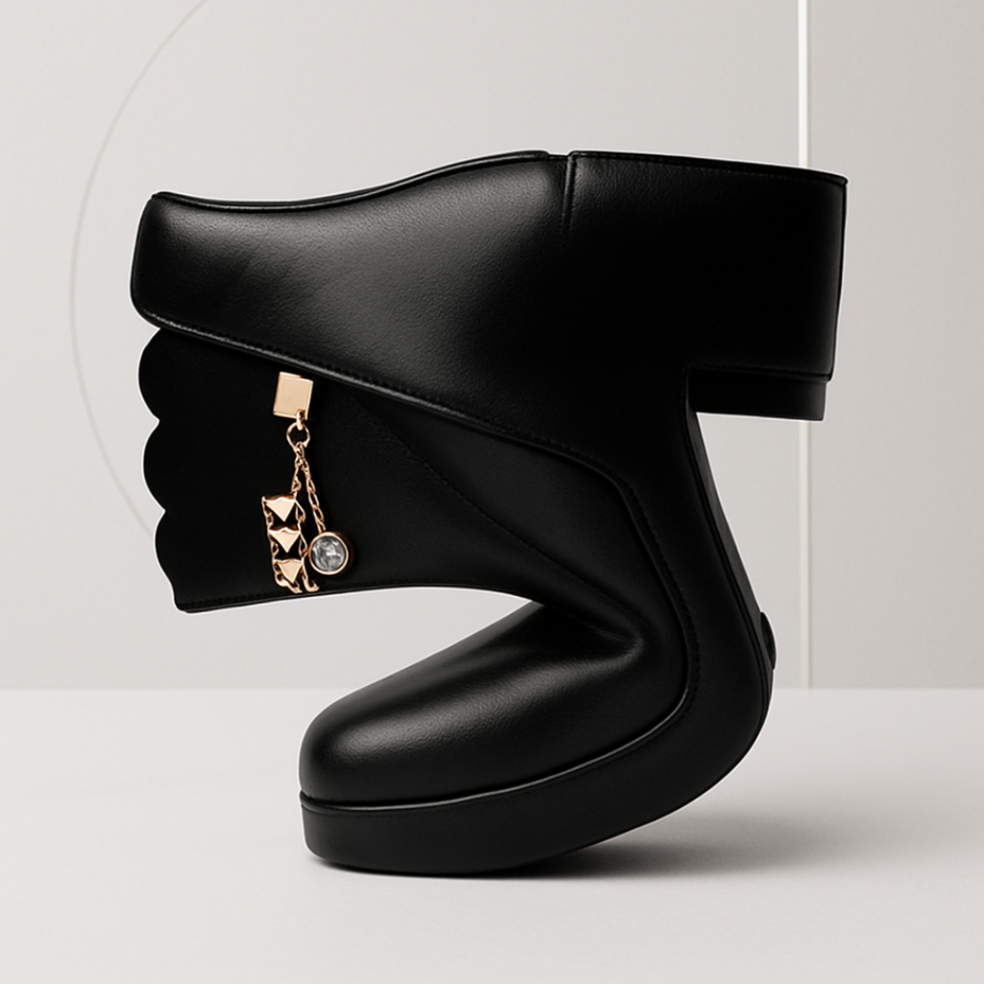 Női Elegáns és Kényelmes Közepes Szárú Csizma