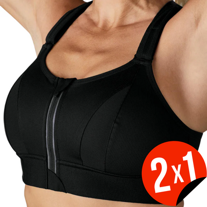 Erős ütésálló állítható sportmelltartó elülső záródással (2X1 AKCIÓ)®