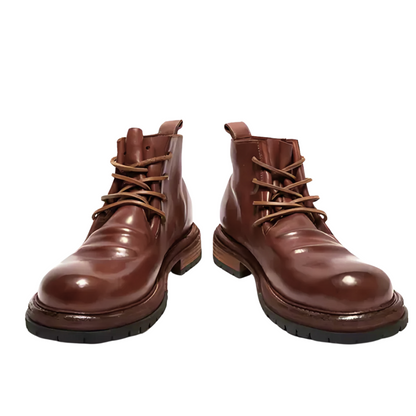 Ergonómikus és strapabíró talpú bőr cipő férfiaknak