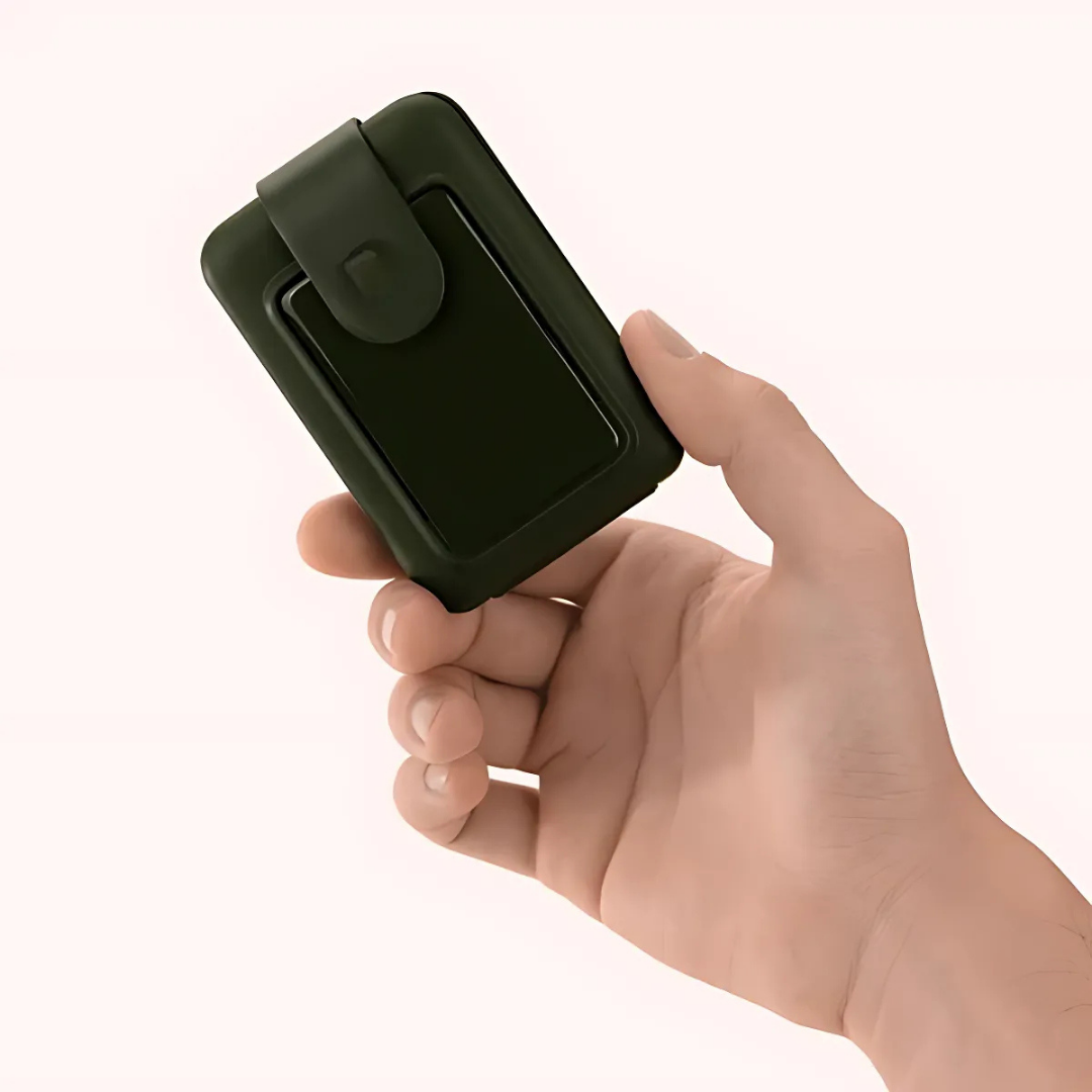 Minimalista pénztárca RFID védelemmel és kompakt kártyatartó kialakítással