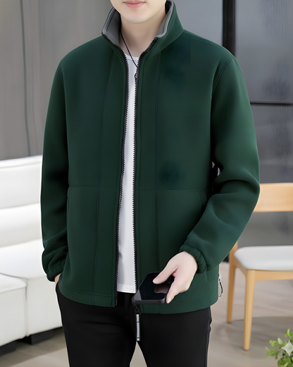 Férfi Vastag Gyapjú és Bársony Kabát