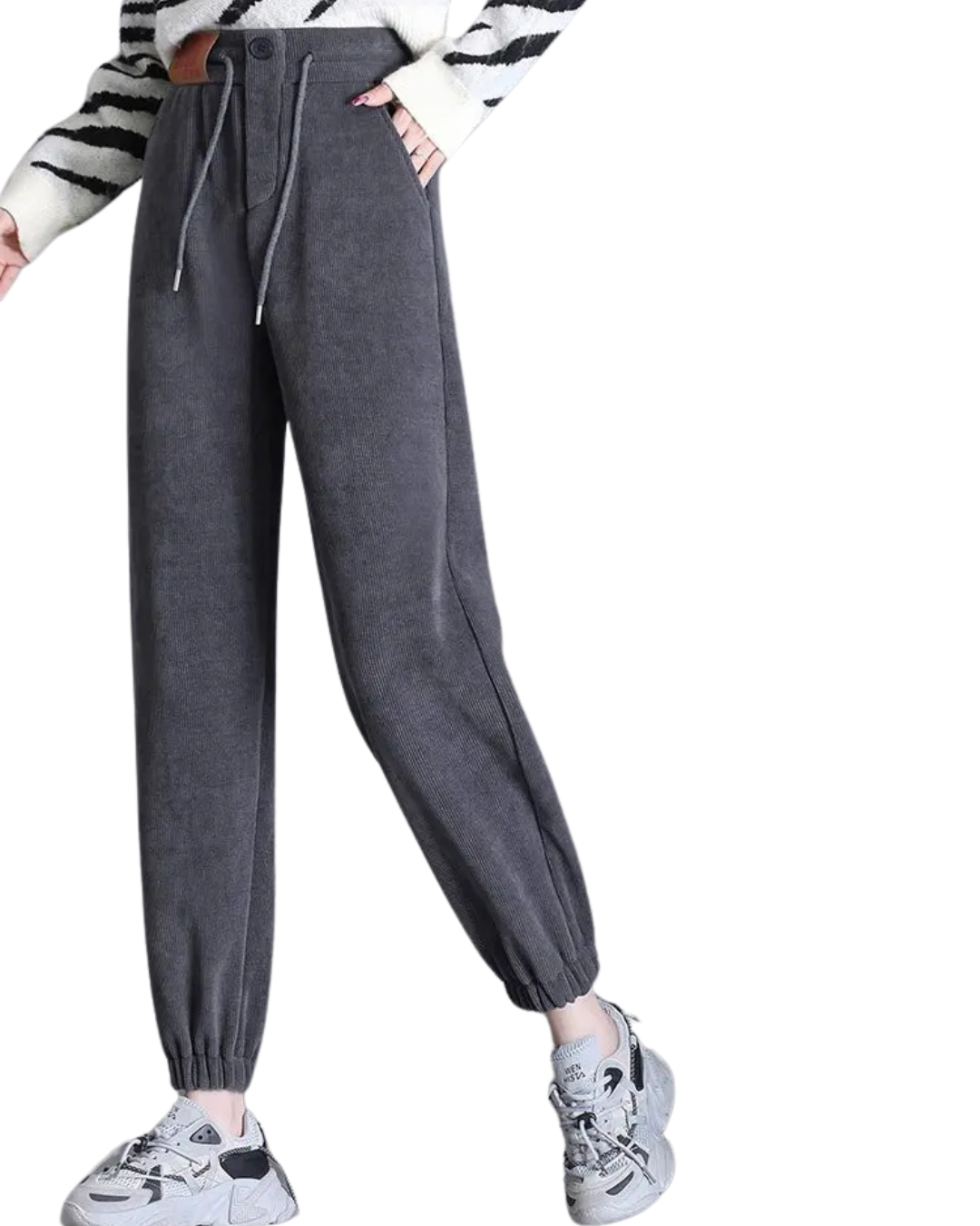 Vastag Nadrág Női Fleece Bélésel