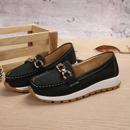 Női vastag talpú mokaszinok