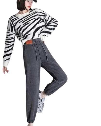 Vastag Nadrág Női Fleece Bélésel