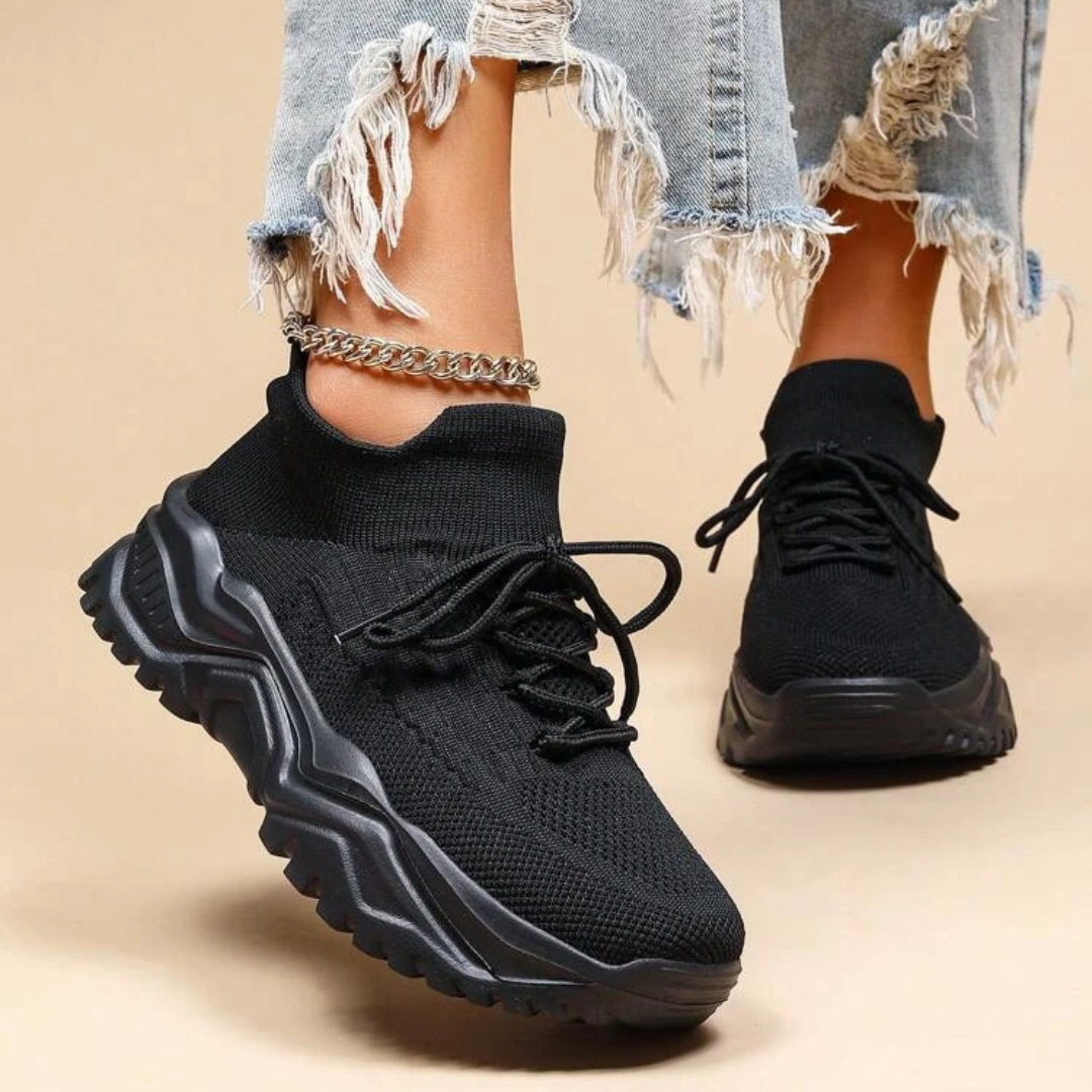 Minimalista cipők elülső fűzővel nőknek