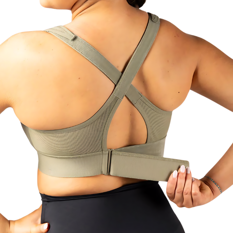 Erős ütésálló állítható sportmelltartó elülső záródással (2X1 AKCIÓ)®