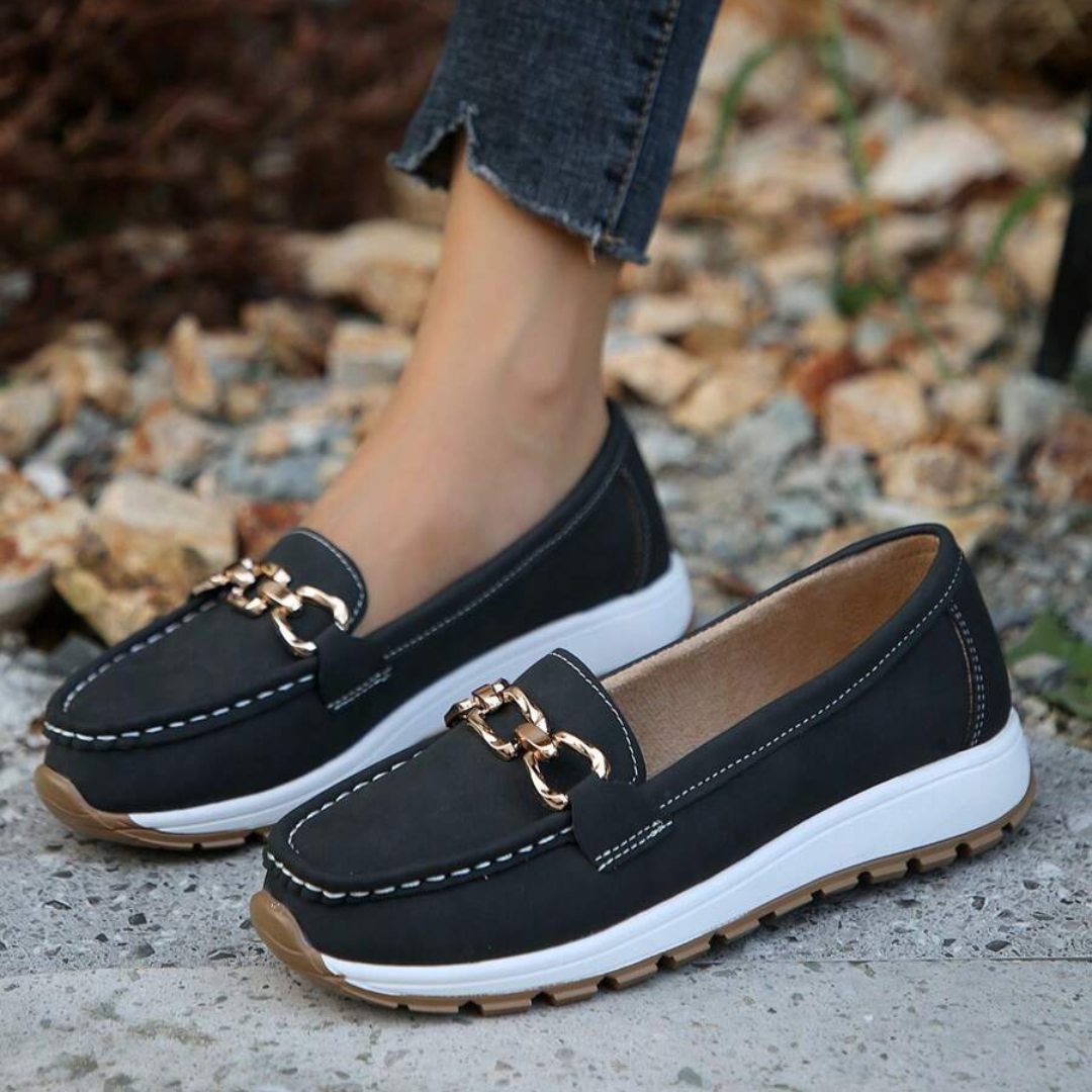 Női vastag talpú mokaszinok