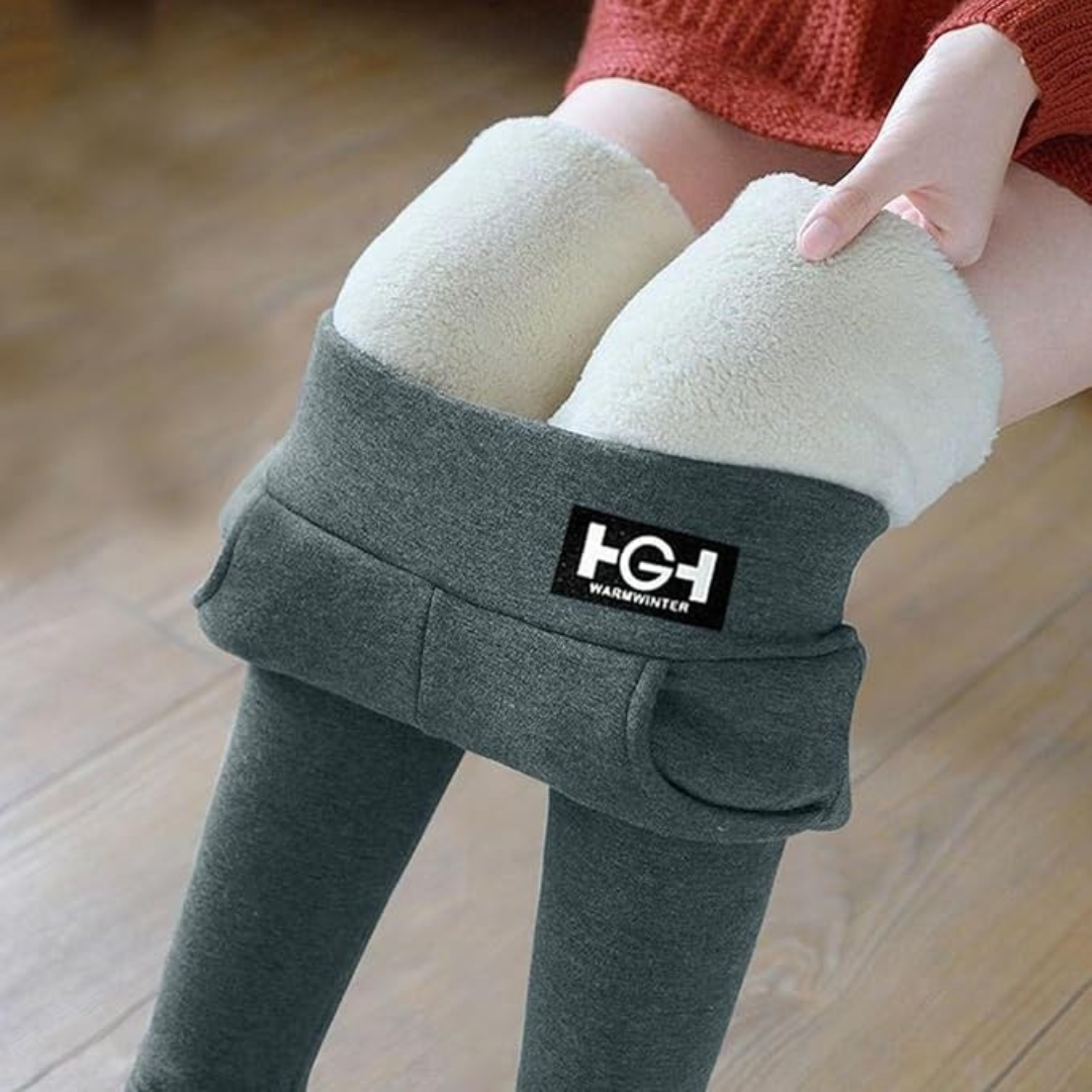 Női Thermo Slim Fit nadrág zsebekkel