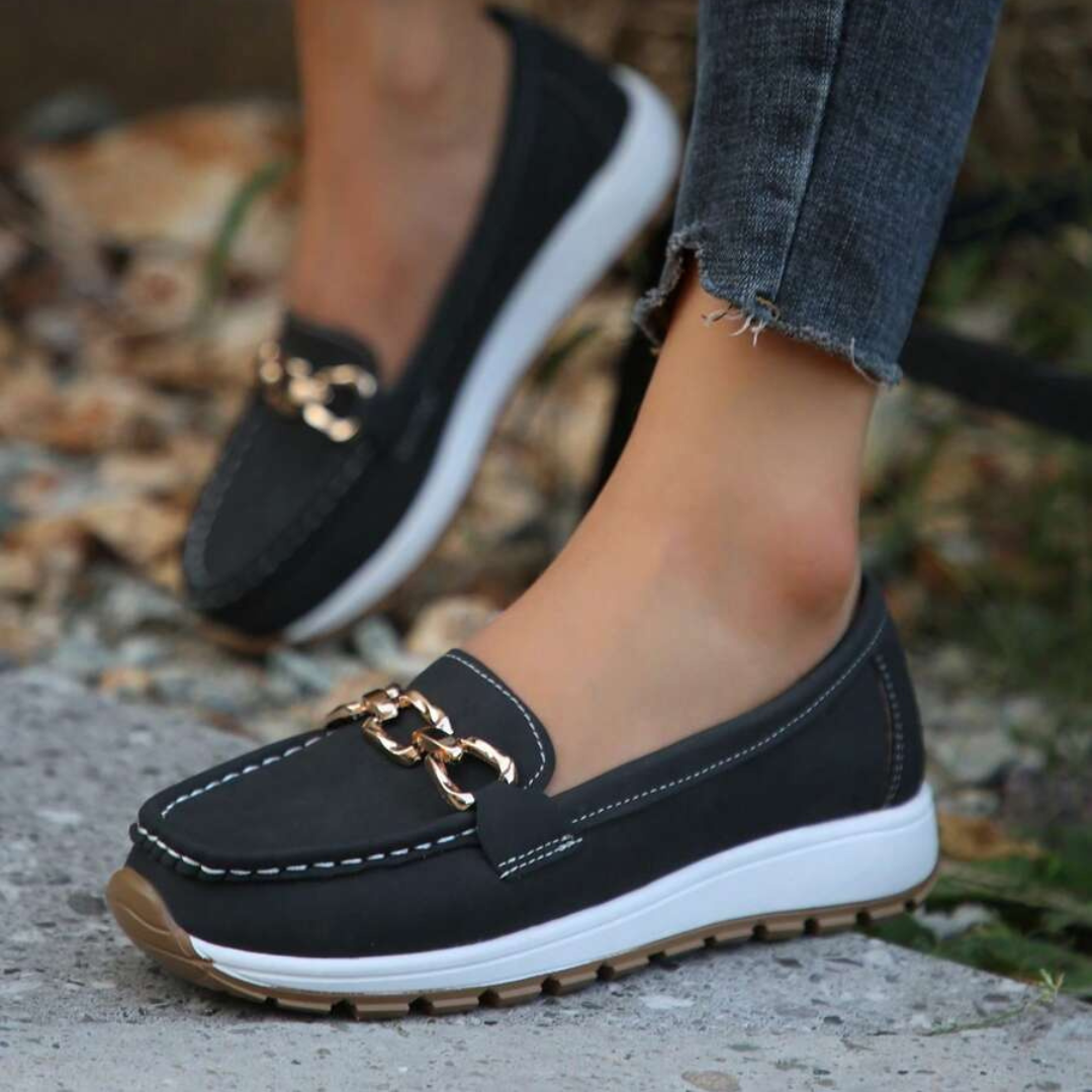 Női vastag talpú mokaszinok