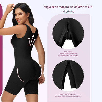 Kettős kompressziós hasformáló és melltartó